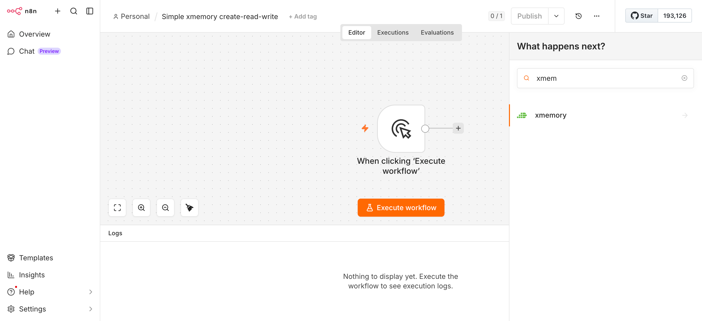 n8n xmemory custom node